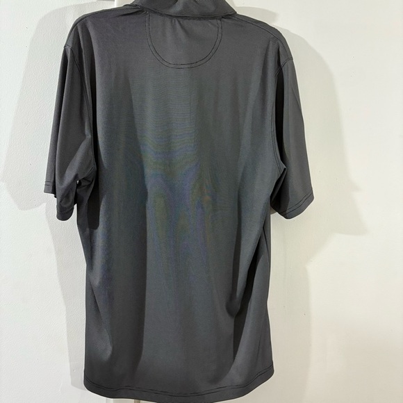 Greg Norman Men's Play Dry ML75 Tech Performance Golf Polo Black/Gray Sz L Sport - Picture 2 of 7